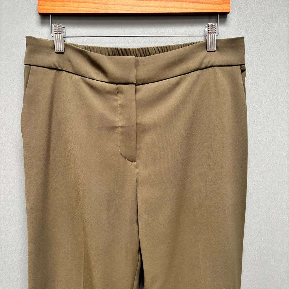 Quince Stretch Crepe Ankle Pants in Olive 10 - Picture 7 of 11